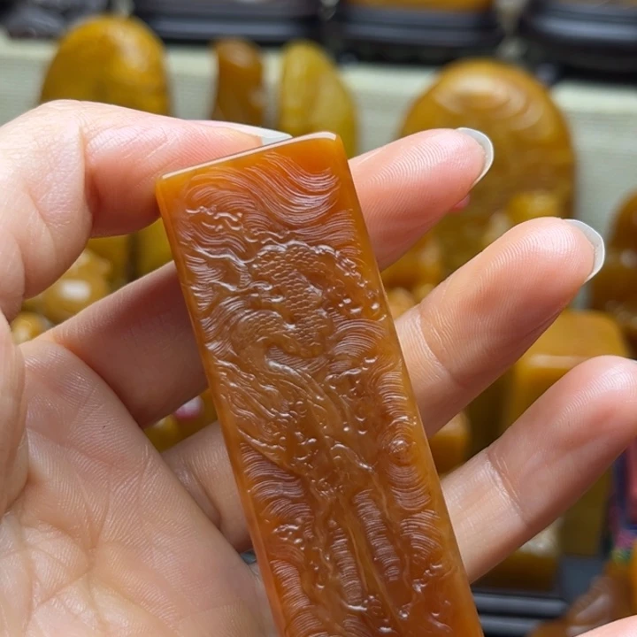 幸***ど印石寿山石题材：工艺品