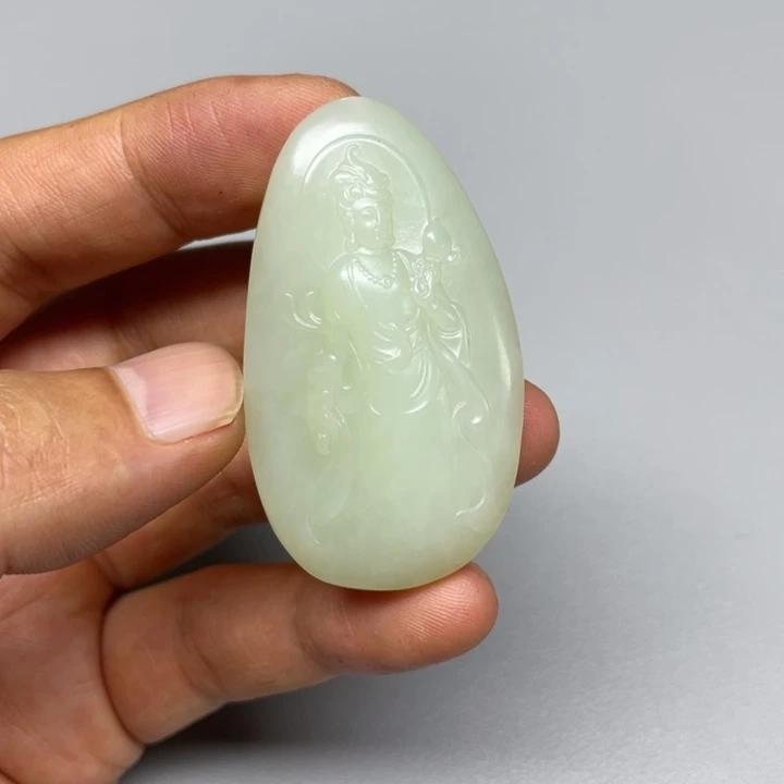 吊坠(不含链)未镶嵌和田玉4***腐