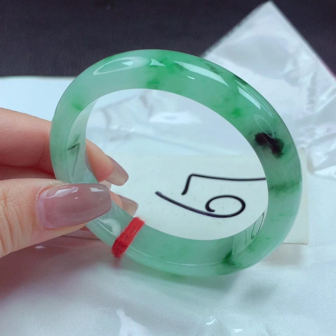 翡翠手镯未镶嵌手镯56贵妃