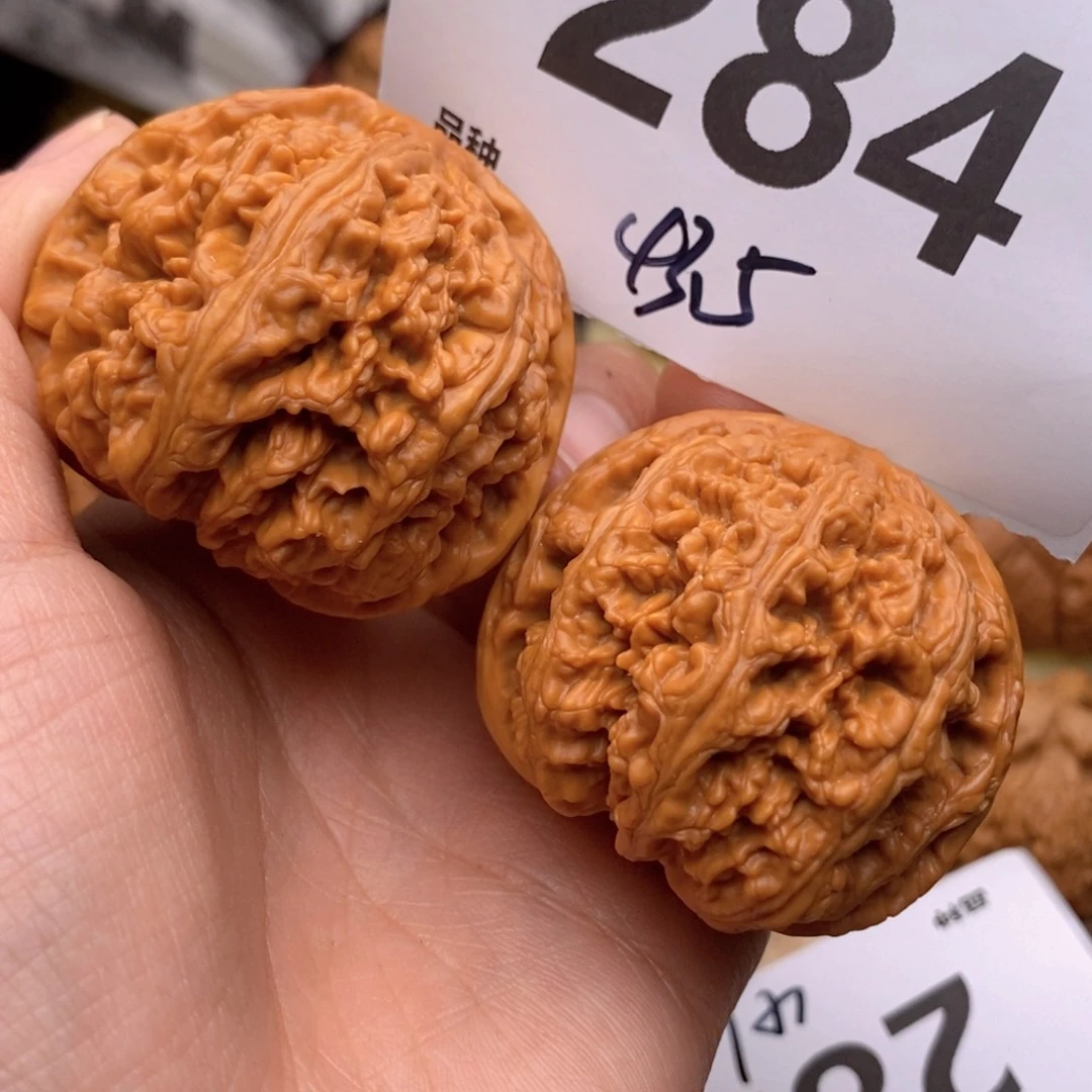 文玩核桃把件284号43.5粗筋