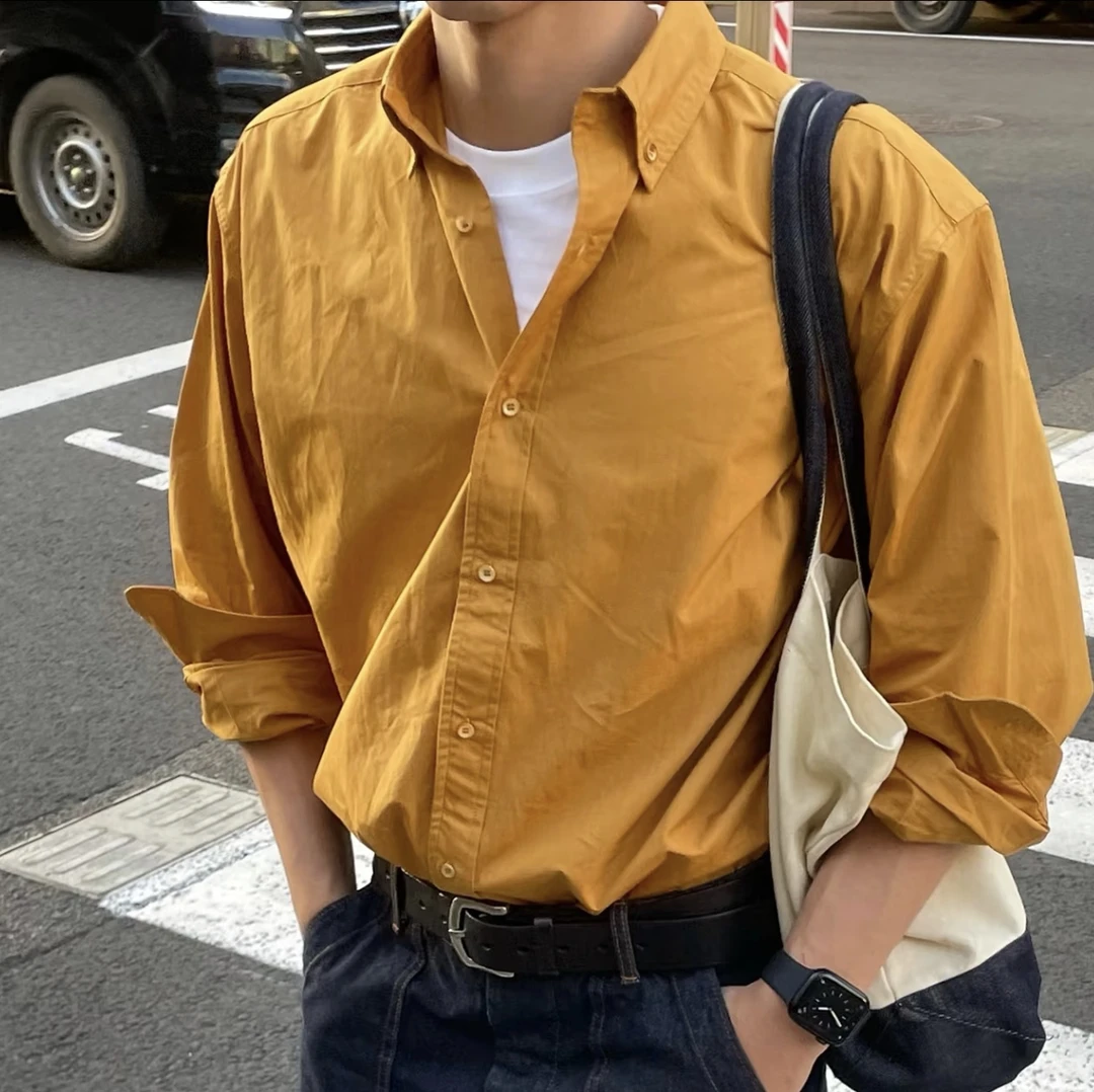 A01-22616-PAK纯色时尚简约百搭舒适衬衫