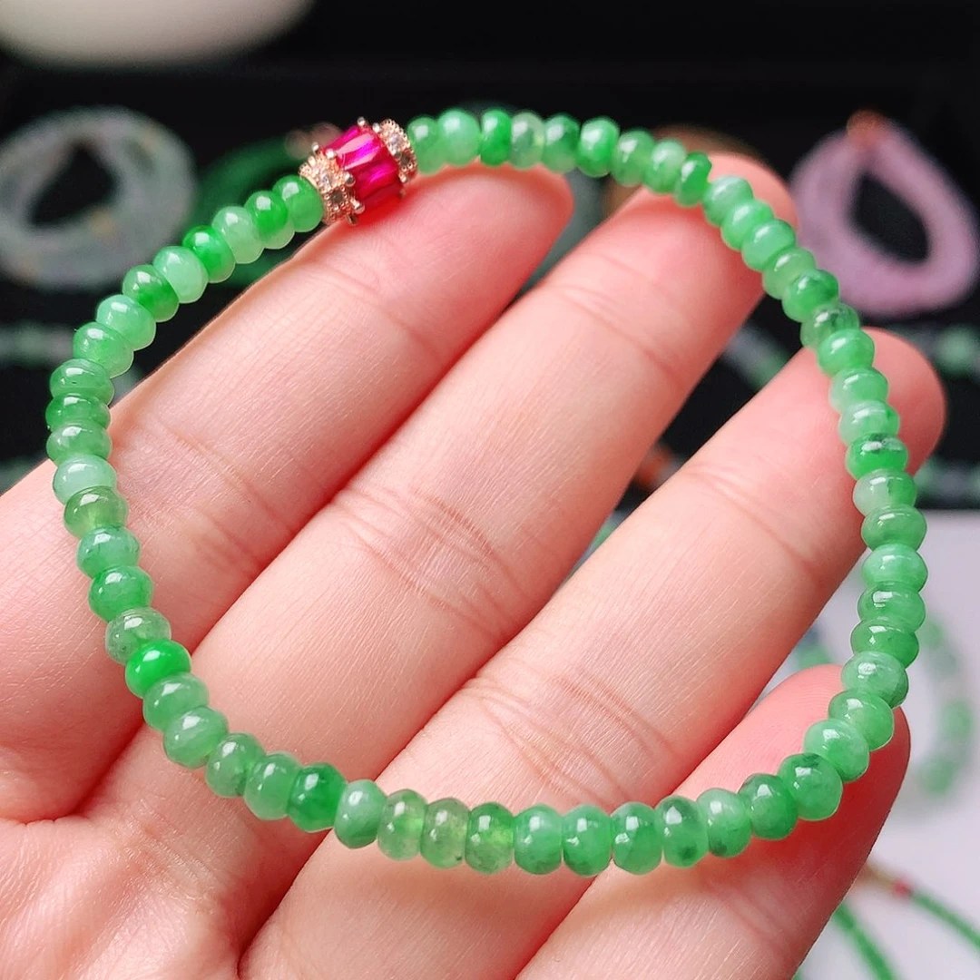 未镶嵌手链翡翠翡翠