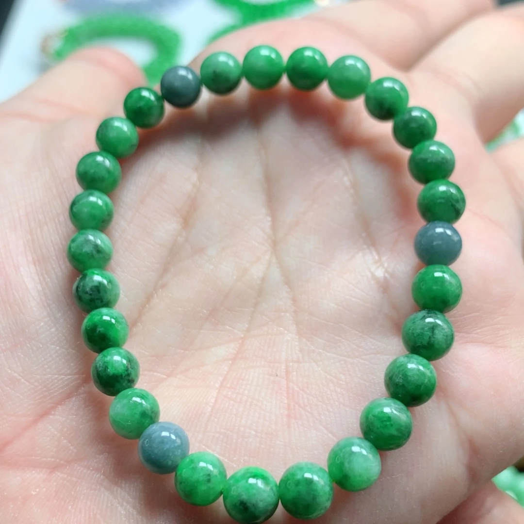 翡翠未镶嵌手链翡翠