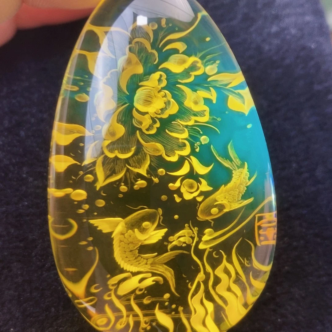 【闪购商品】金珀吊坠(不含链)未镶嵌
