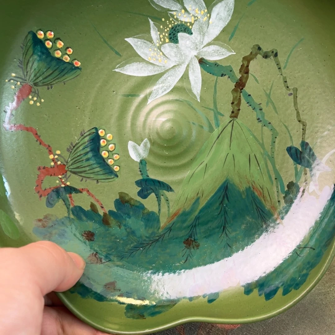 杯柴烧手工手绘陶瓷