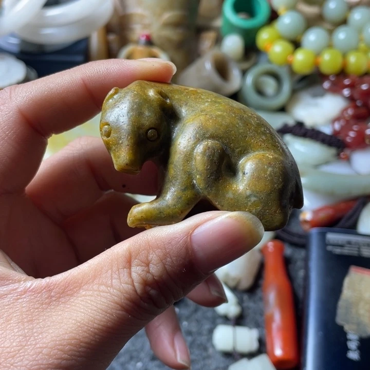 和田玉未镶嵌吊坠(不含链)