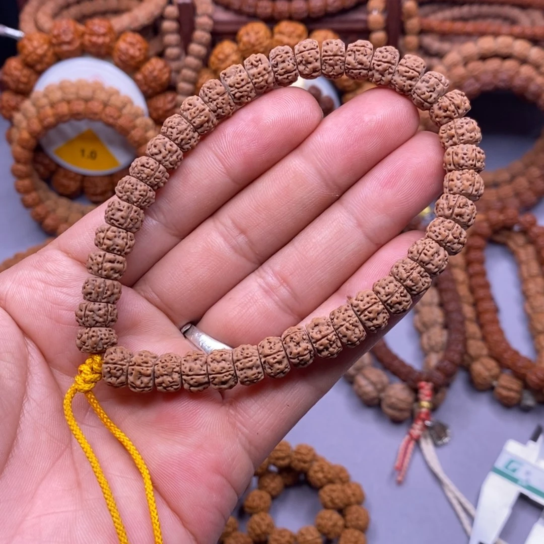 金刚菩提手串老树王龙切尺寸9.5
