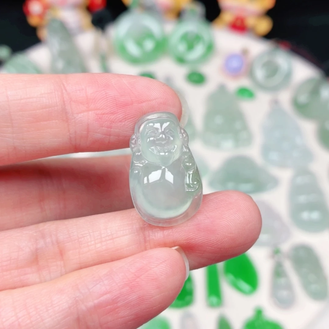 颈饰未镶嵌翡翠缅甸天然A货翡翠