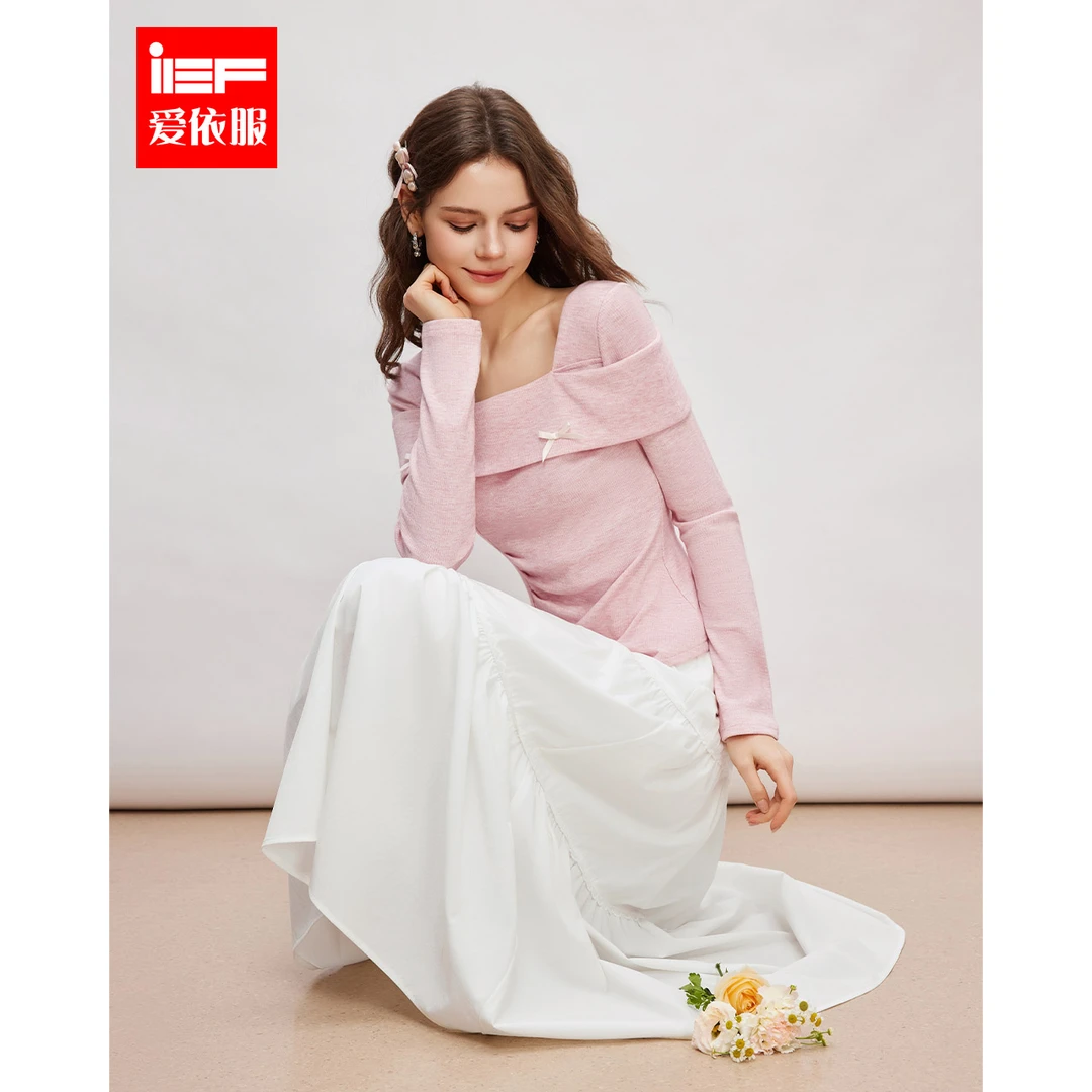 IEF/爱依服时尚套装2025春季新款法式甜美温柔淑女气质上下套裙