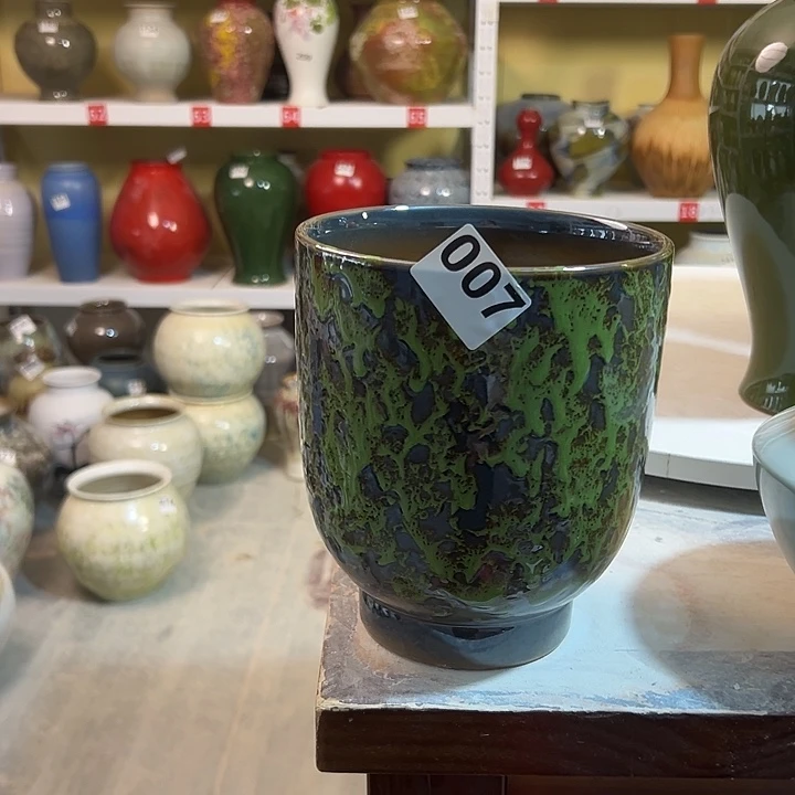 花瓶白泥高19口15。007