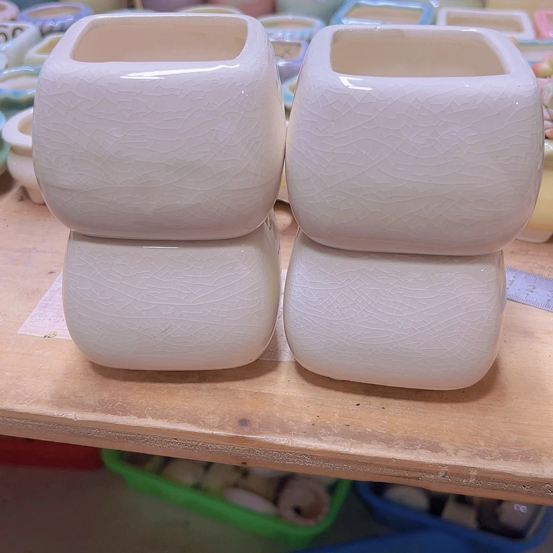 陶瓷花盆当场满12包邮