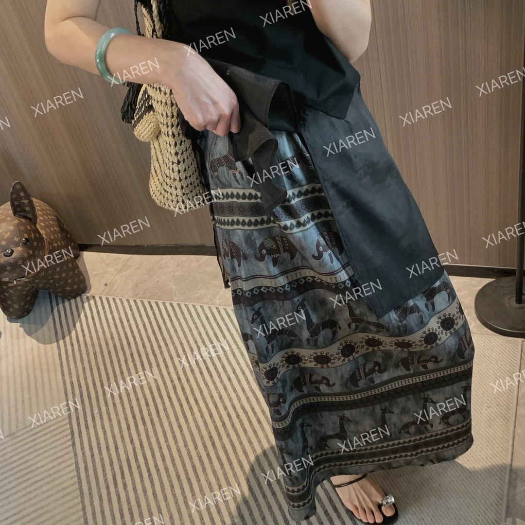 XIAREN【小象裙】夏季新款裙子休闲百搭显瘦显气质减龄款裙子