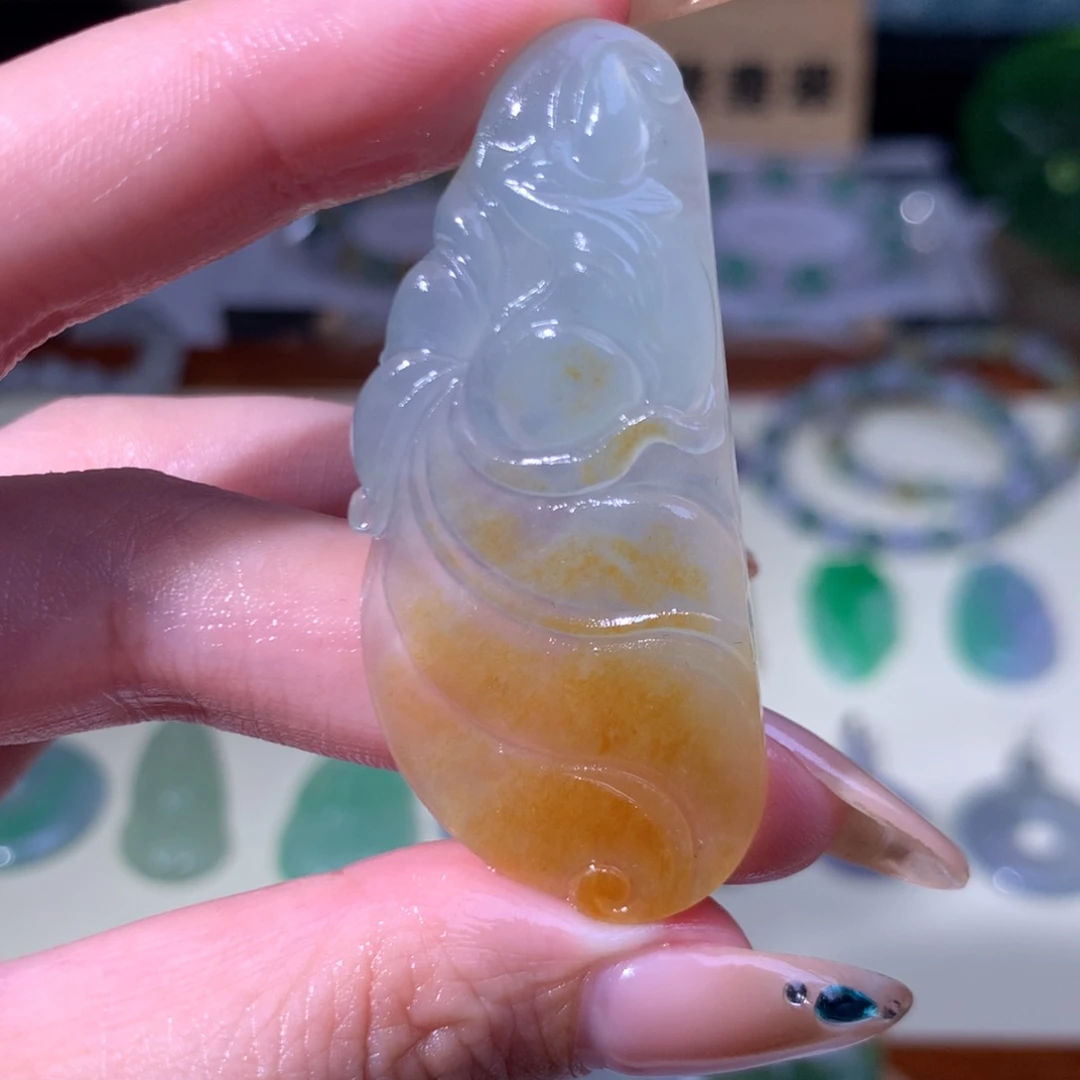 未镶嵌定制翡翠九尾狐