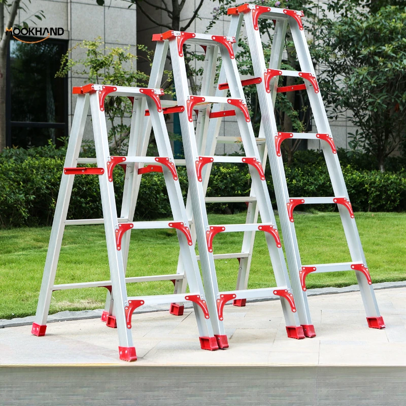 加厚铝合金人字梯家用多功能折叠工程梯双面楼梯乔迁梯子