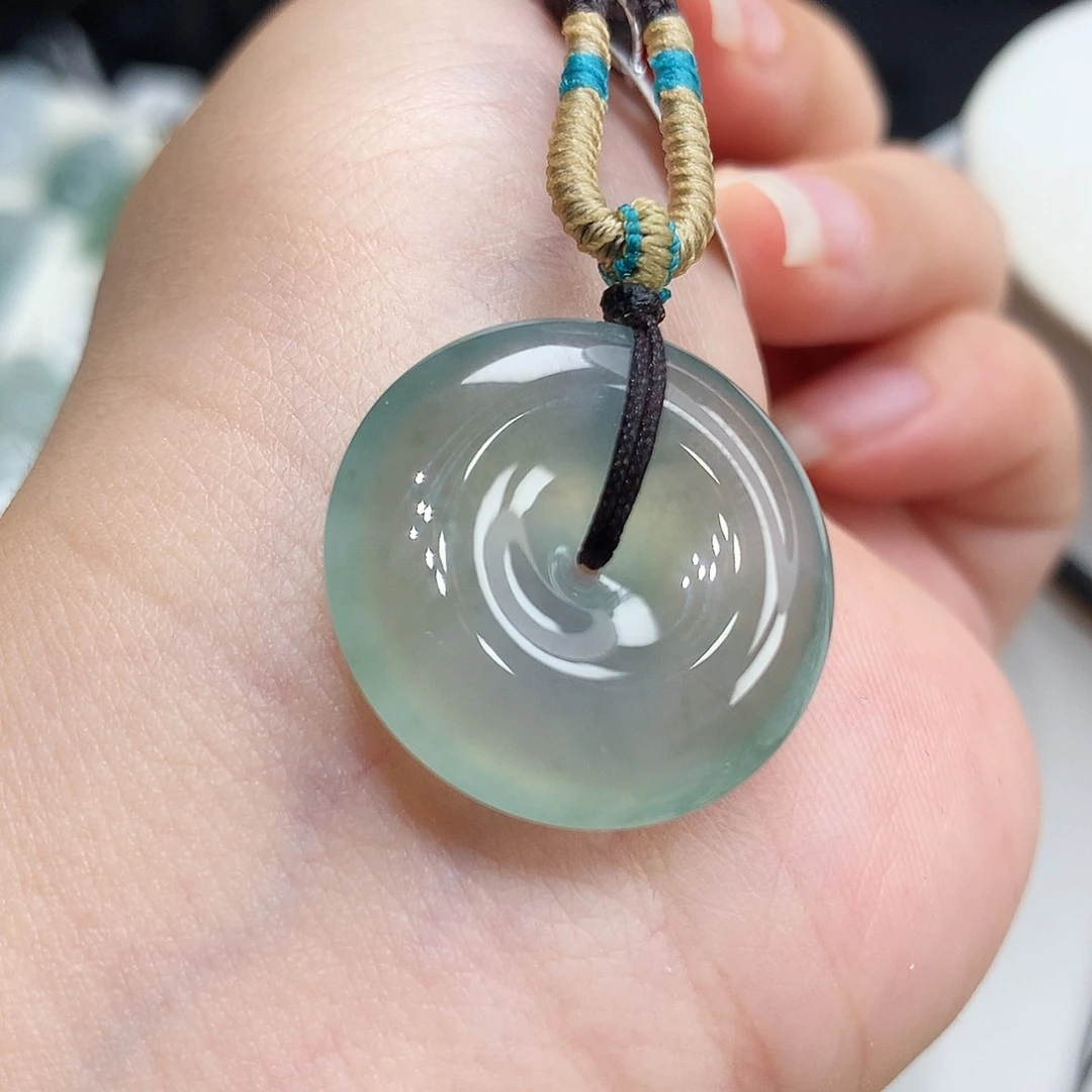 翡翠未镶嵌胸饰翡翠117，23.5/5.9