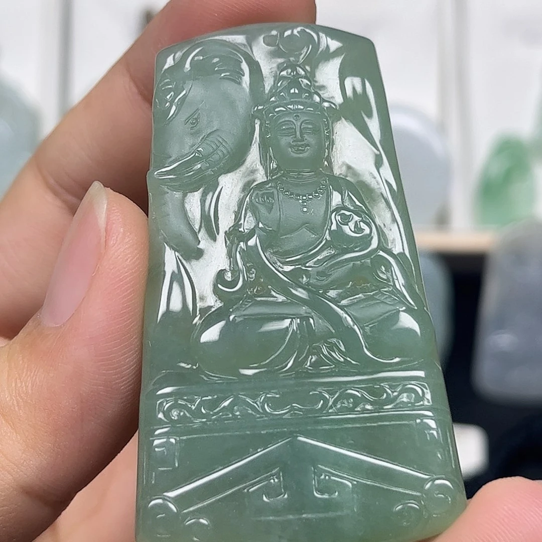 颈饰未镶嵌翡翠缅甸天然翡翠
