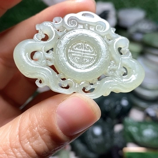 未镶嵌和田玉（糖玉）珠宝半成品