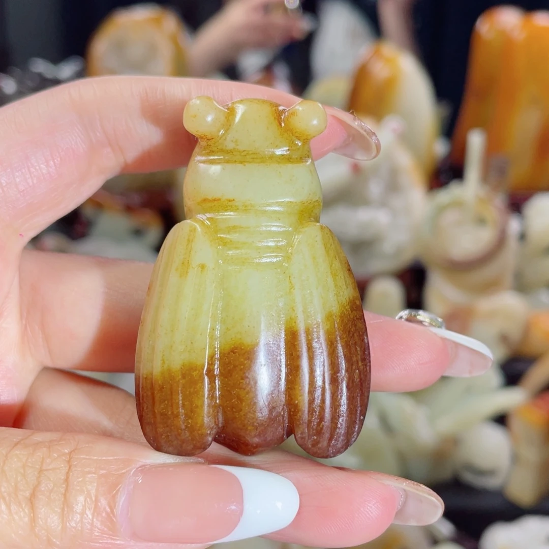 和田玉未镶嵌挂件32