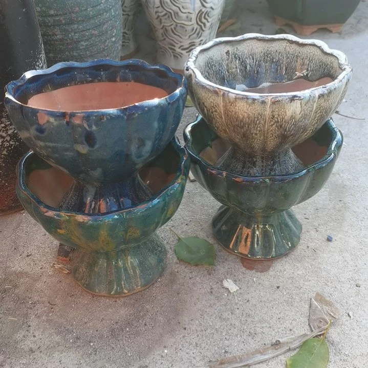 红陶口13高12…～瑕疵颜随机四个