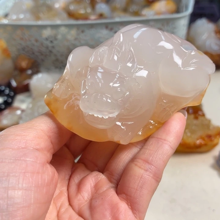 玛瑙/玉髓未镶嵌吊坠(不含链)