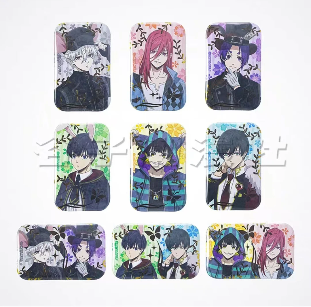 【蓝色监狱】蓝色监狱 爱丽丝烫金方 徽章吧唧 盲盒拆盒
