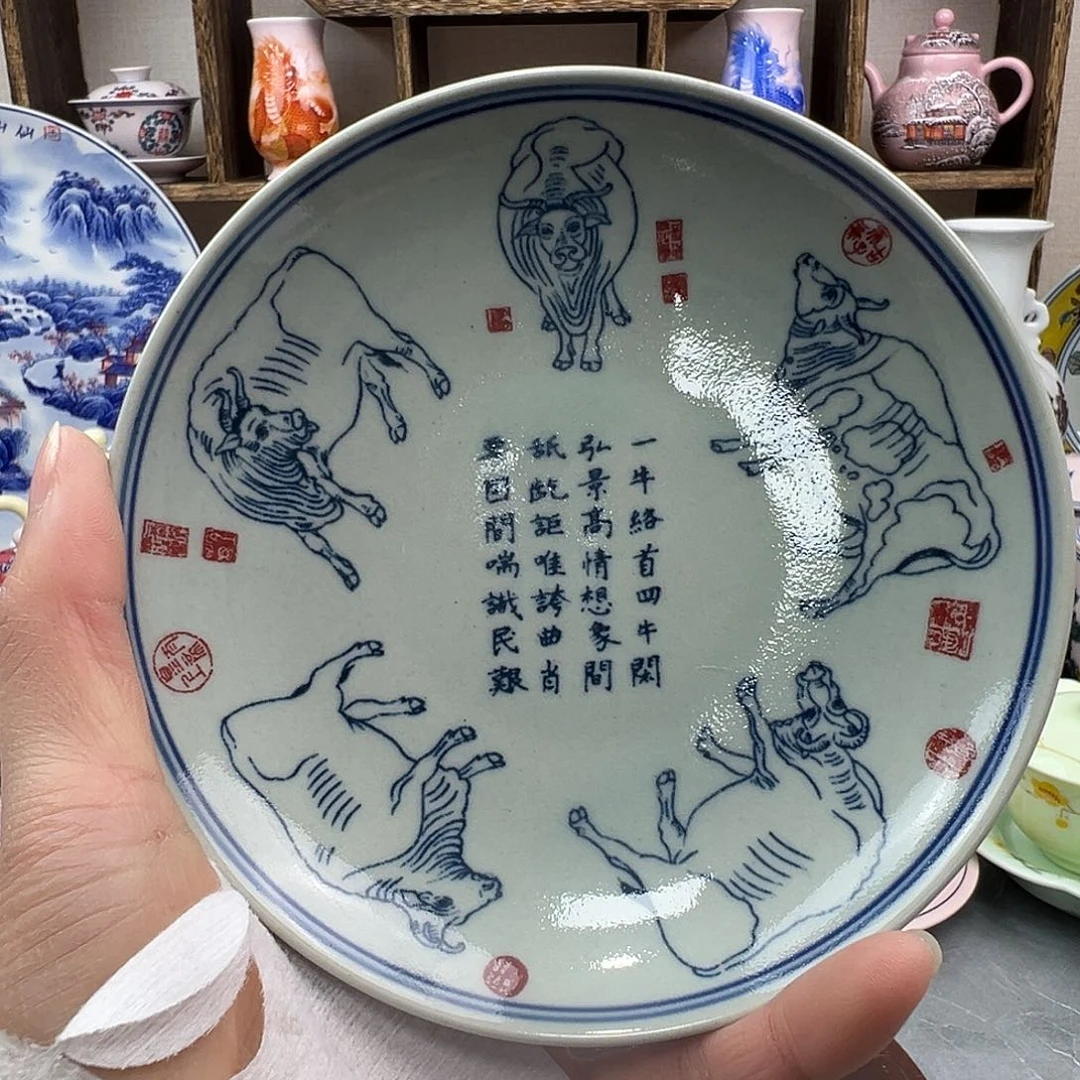 摆件陶景德镇陶瓷567老厂瓷36