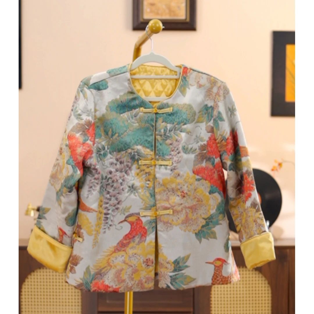 芙10加棉加厚国风外套