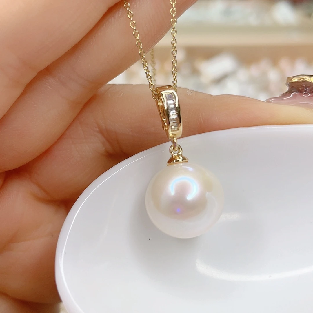 淡水珍珠未镶嵌吊坠(赠链)