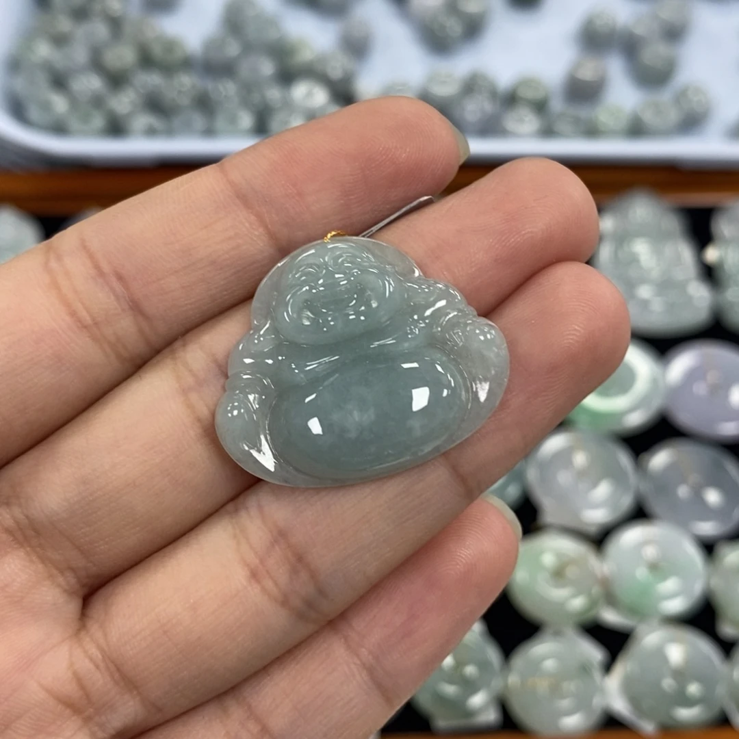 颈饰未镶嵌翡翠佛公