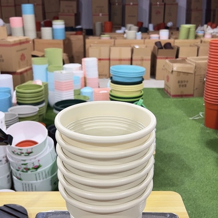 翻边09口16高18米色无托6只