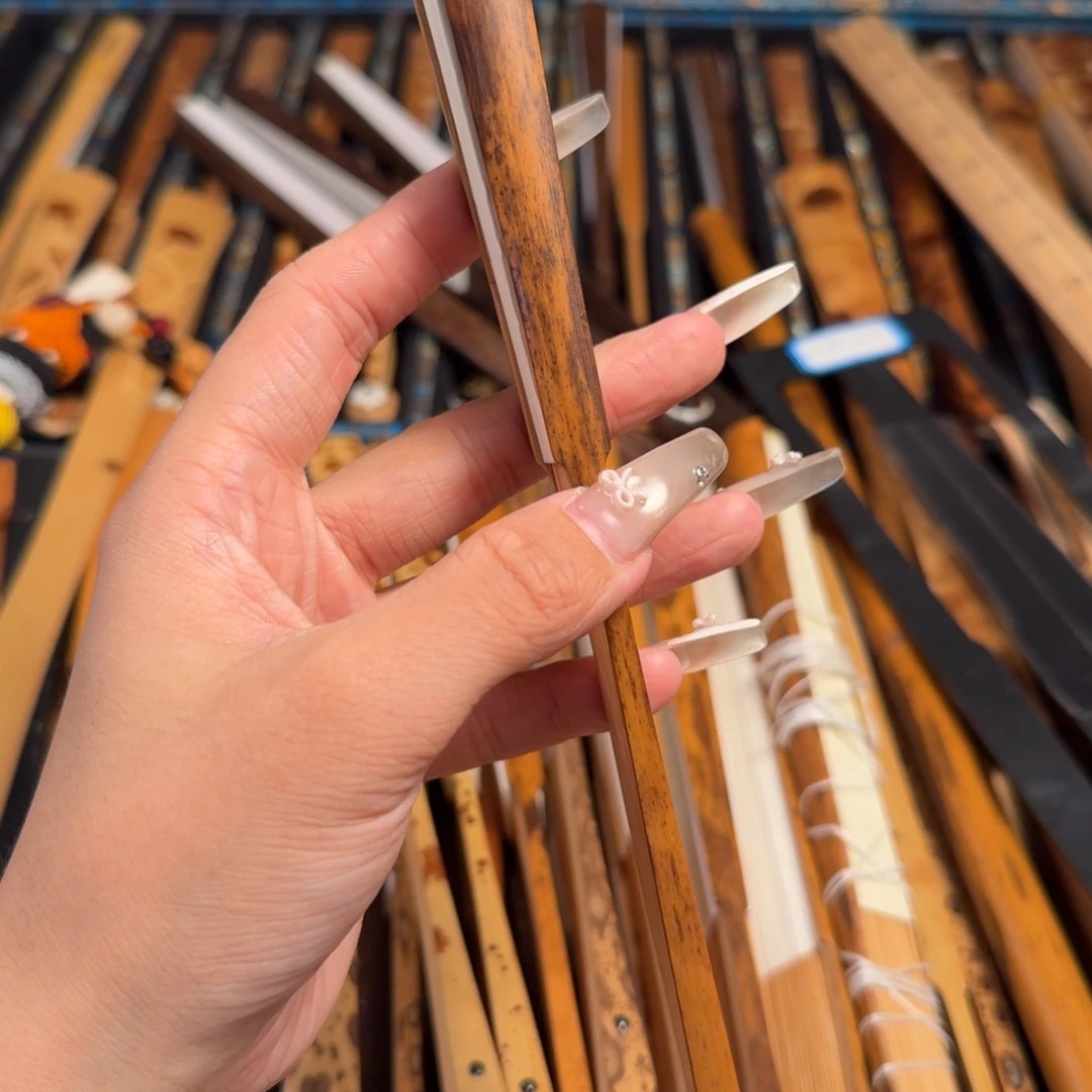 扇子兵哥扇艺斑竹折扇