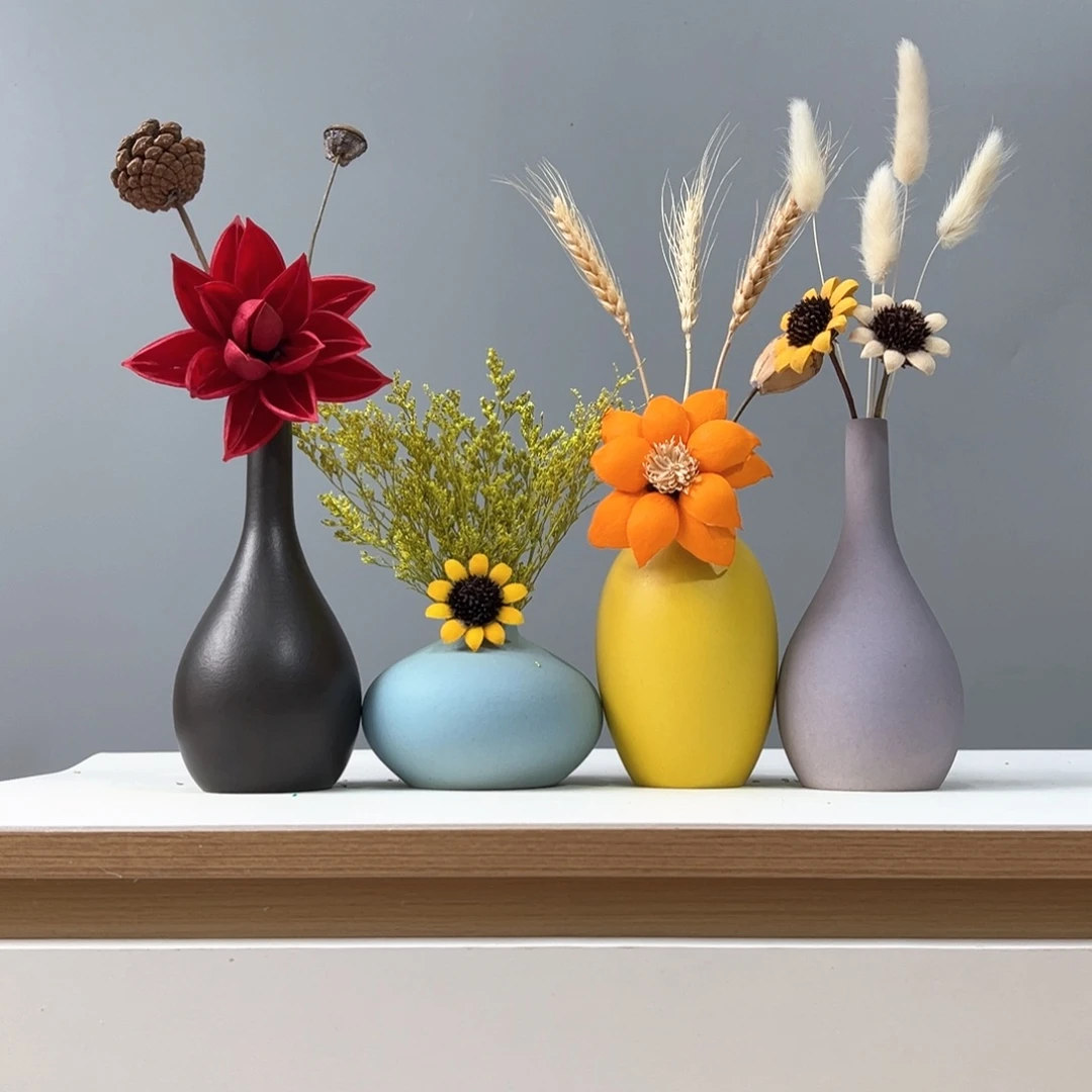 瓶花瓶带花高度20-30厘米左右