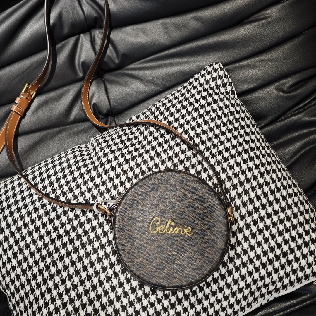 99新 Celine/思琳 奢品阁/赛琳  老花小圆饼