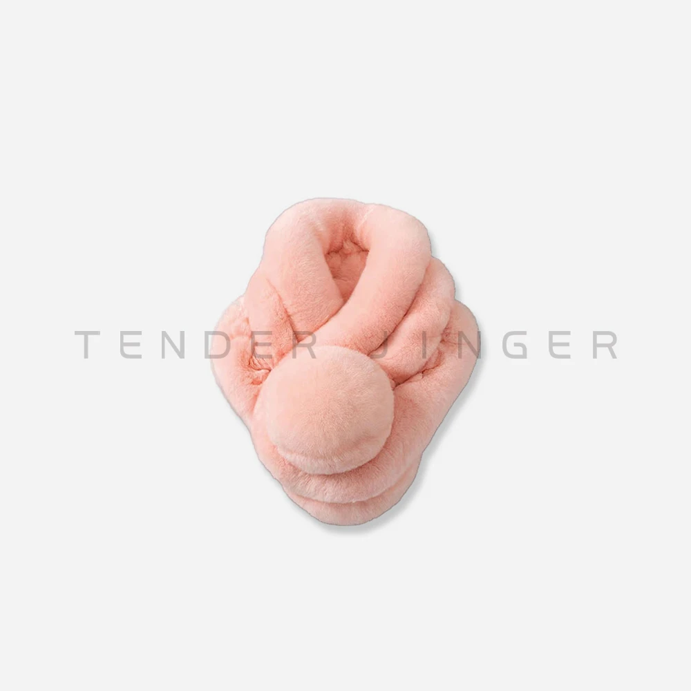 Tender Jinger｜毛绒兔毛保暖围脖WJ29064