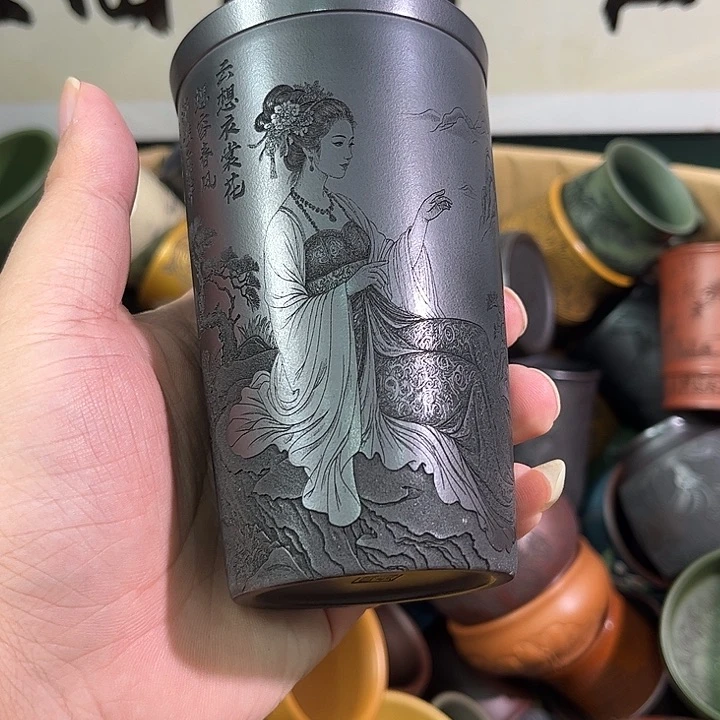 茶杯紫砂全手工紫砂主人杯
