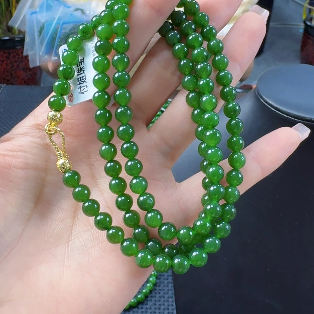 和田玉（碧玉）未镶嵌颈饰卡6