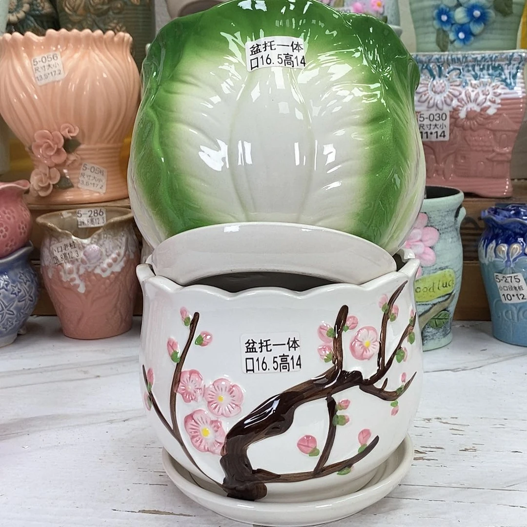 陶瓷@陶瓷花盆@@59382438696
