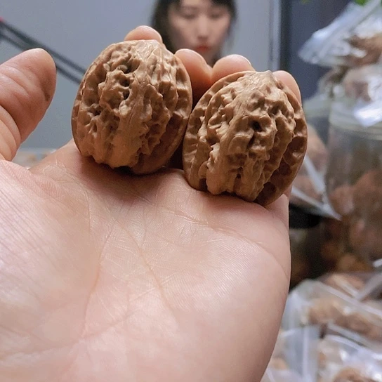 【闪购商品】把件文玩核桃34蜡皮野狼小众