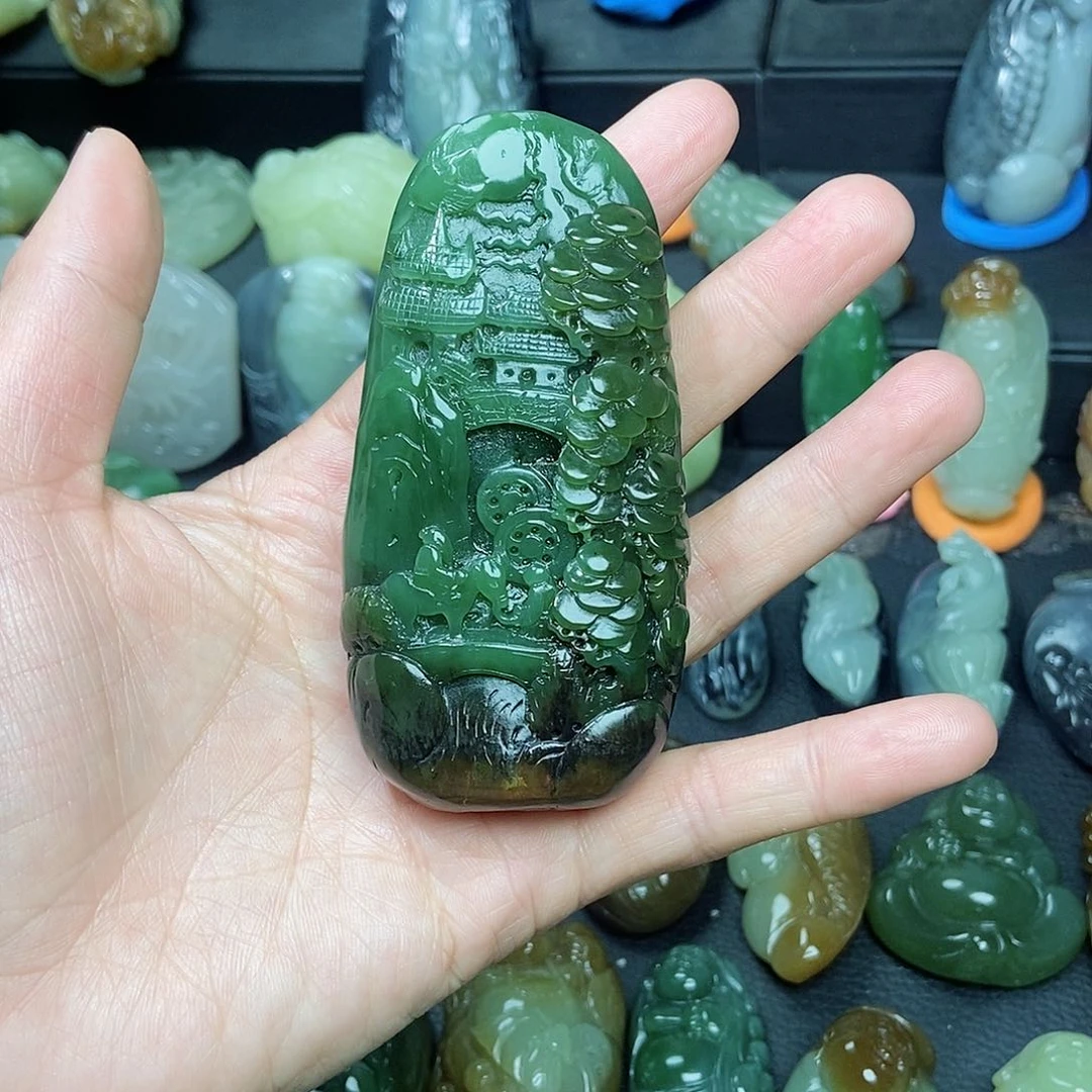 和田玉颈饰未镶嵌用****6