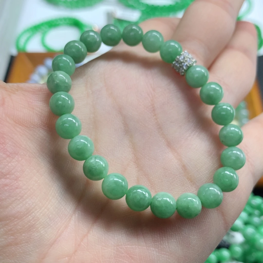未镶嵌手链翡翠翡翠