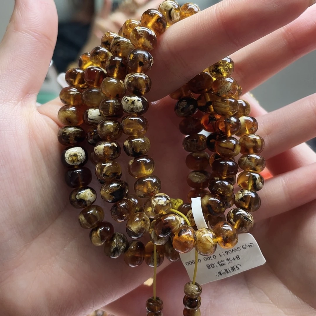 琥珀未镶嵌裸石抚顺琥珀8➕108溶洞