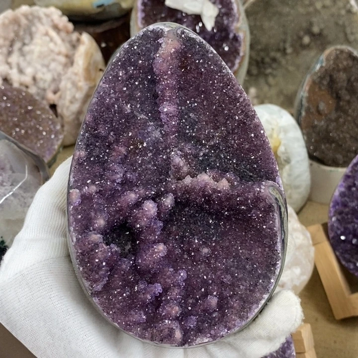 珠宝半成品紫晶未镶嵌95