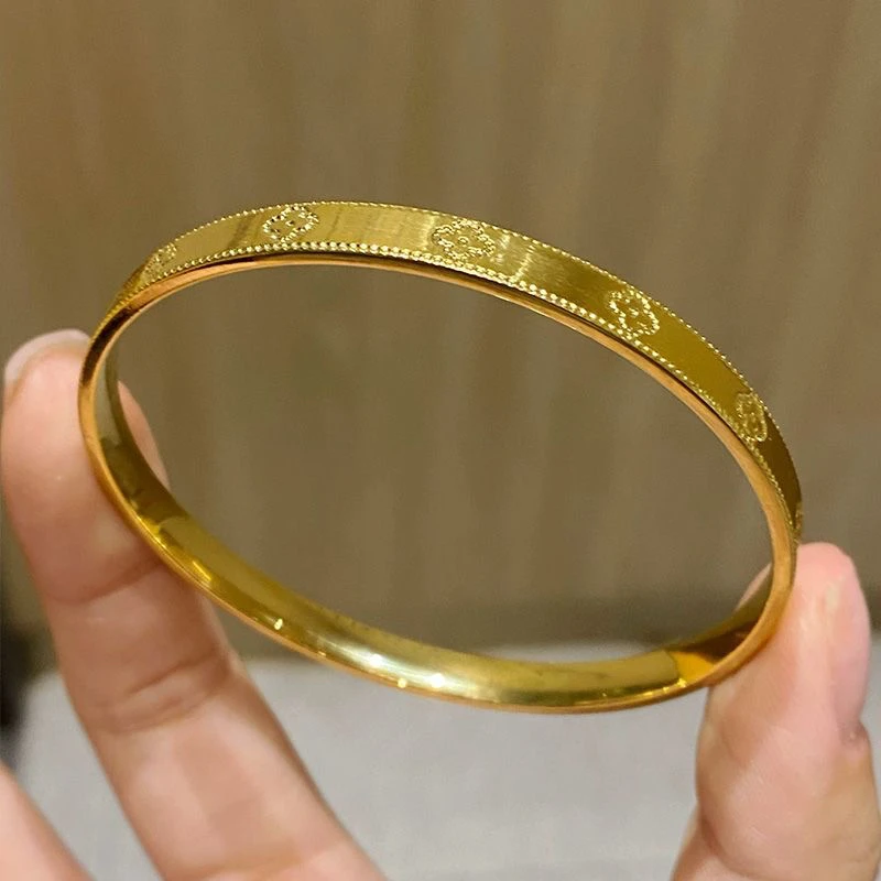 四叶草手镯（无礼盒）JS081