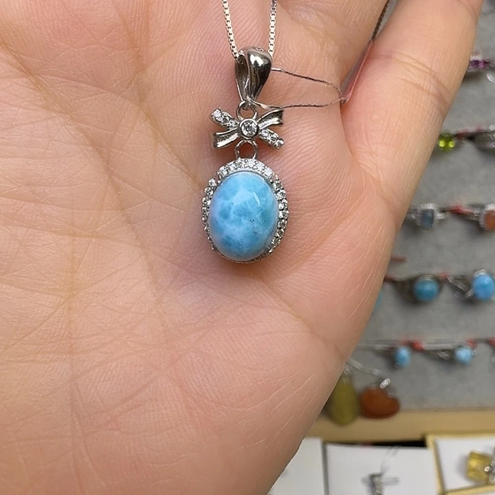 颈饰银S925镶嵌水晶