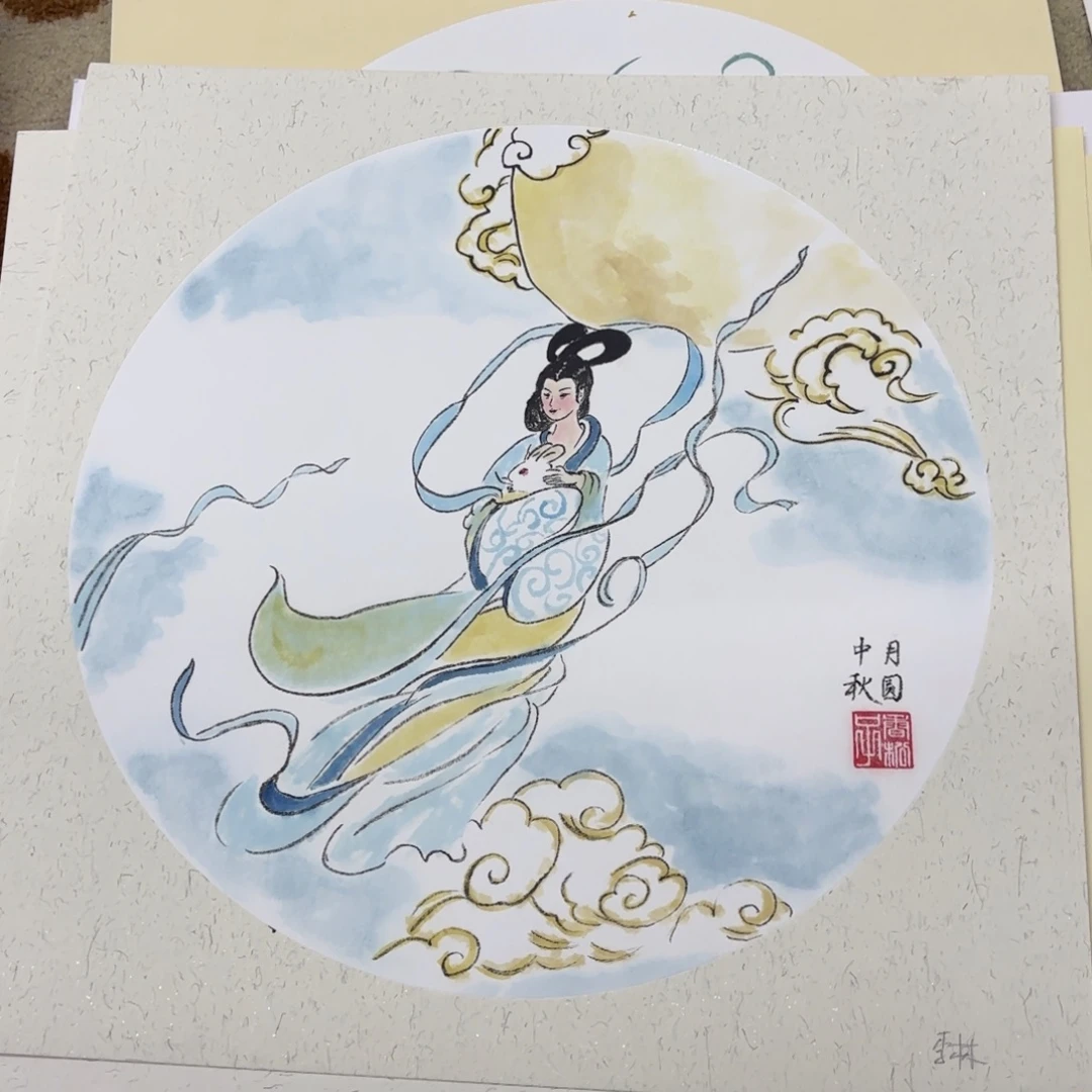 国画国画老师作品刘