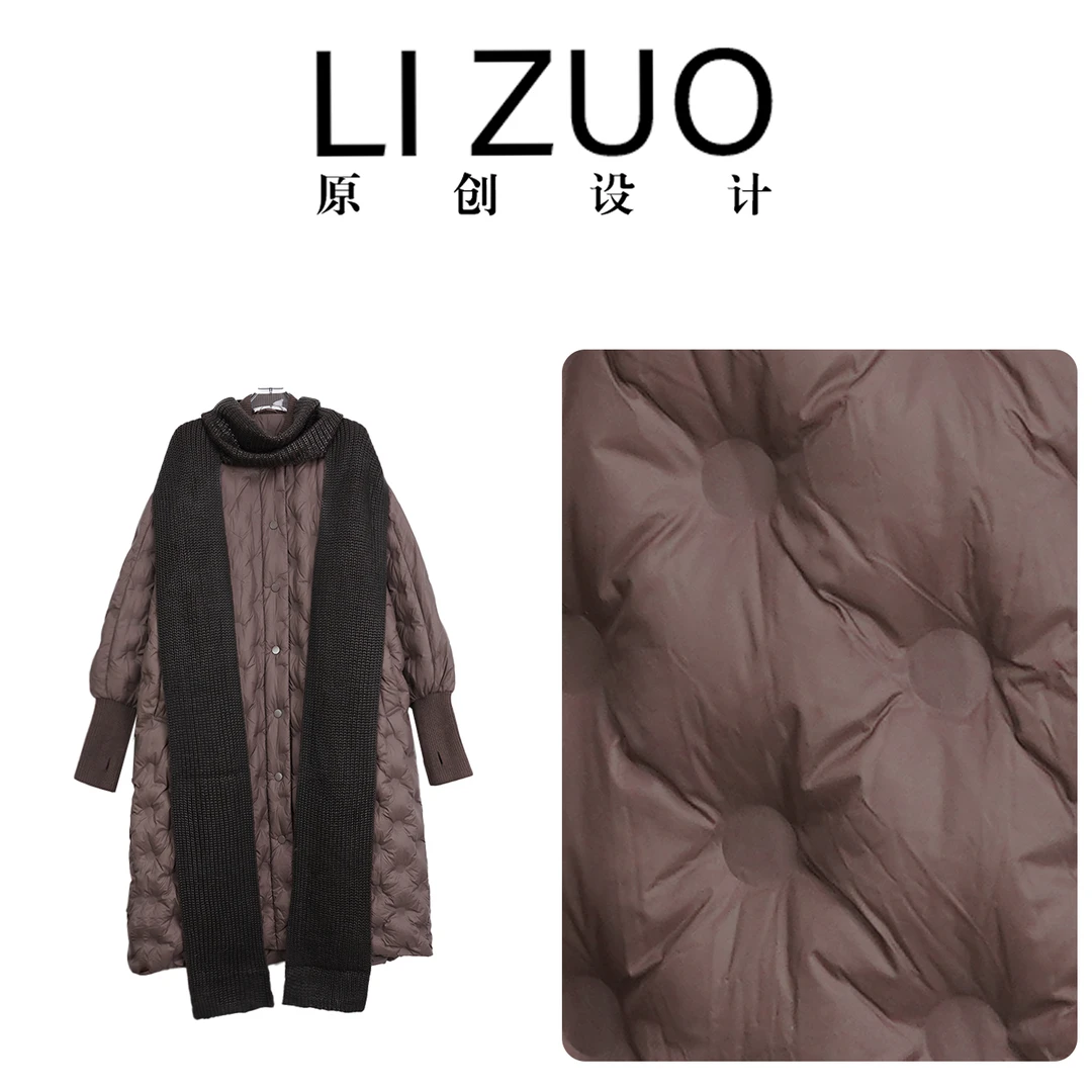 25款白鹅绒中长款羽绒保暖外套羽绒服两件套12066