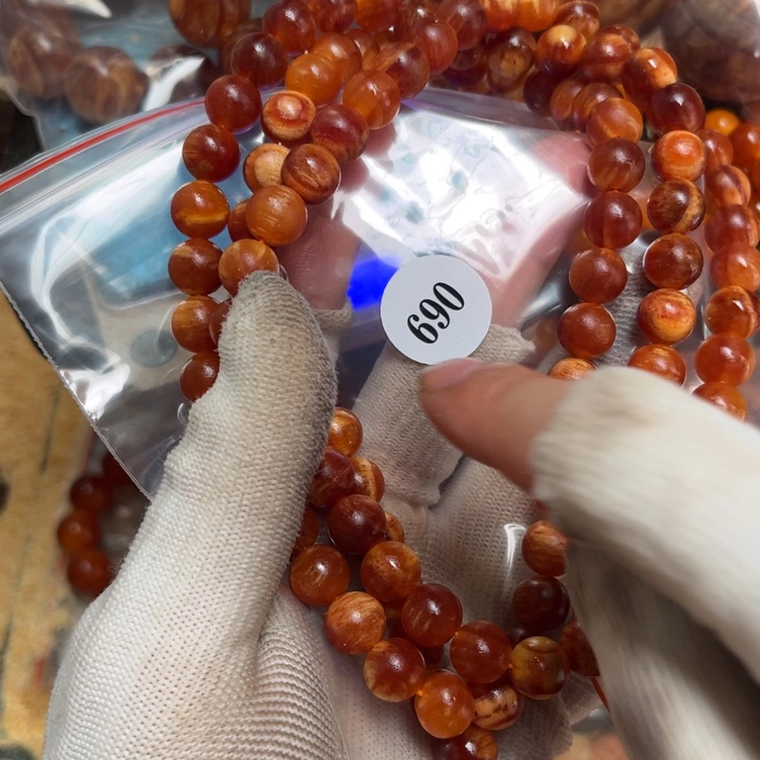湿***季松木（琥珀木）手串/手链690