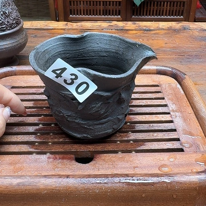 纯手工制作粗陶茶具