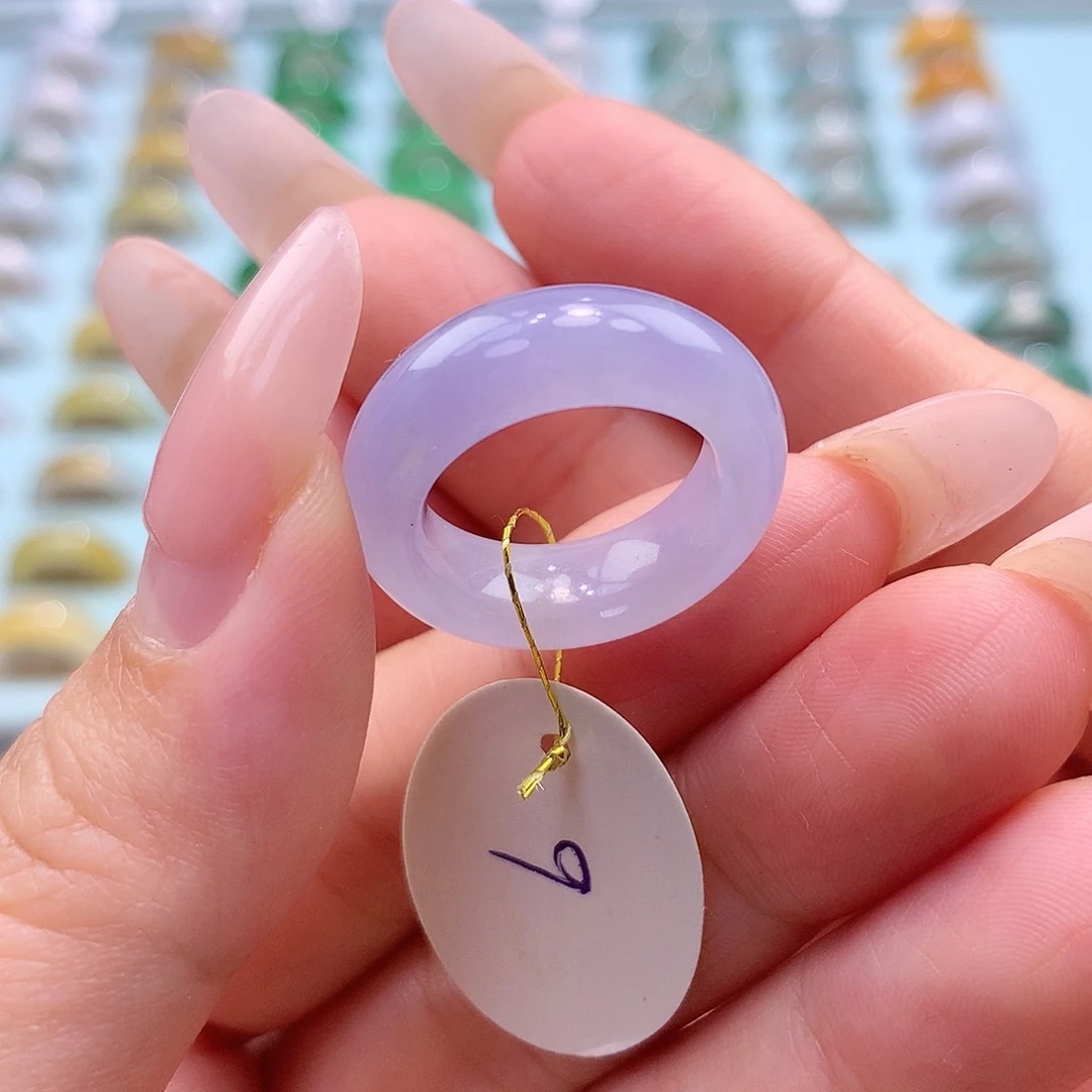 未镶嵌戒指翡翠9圈