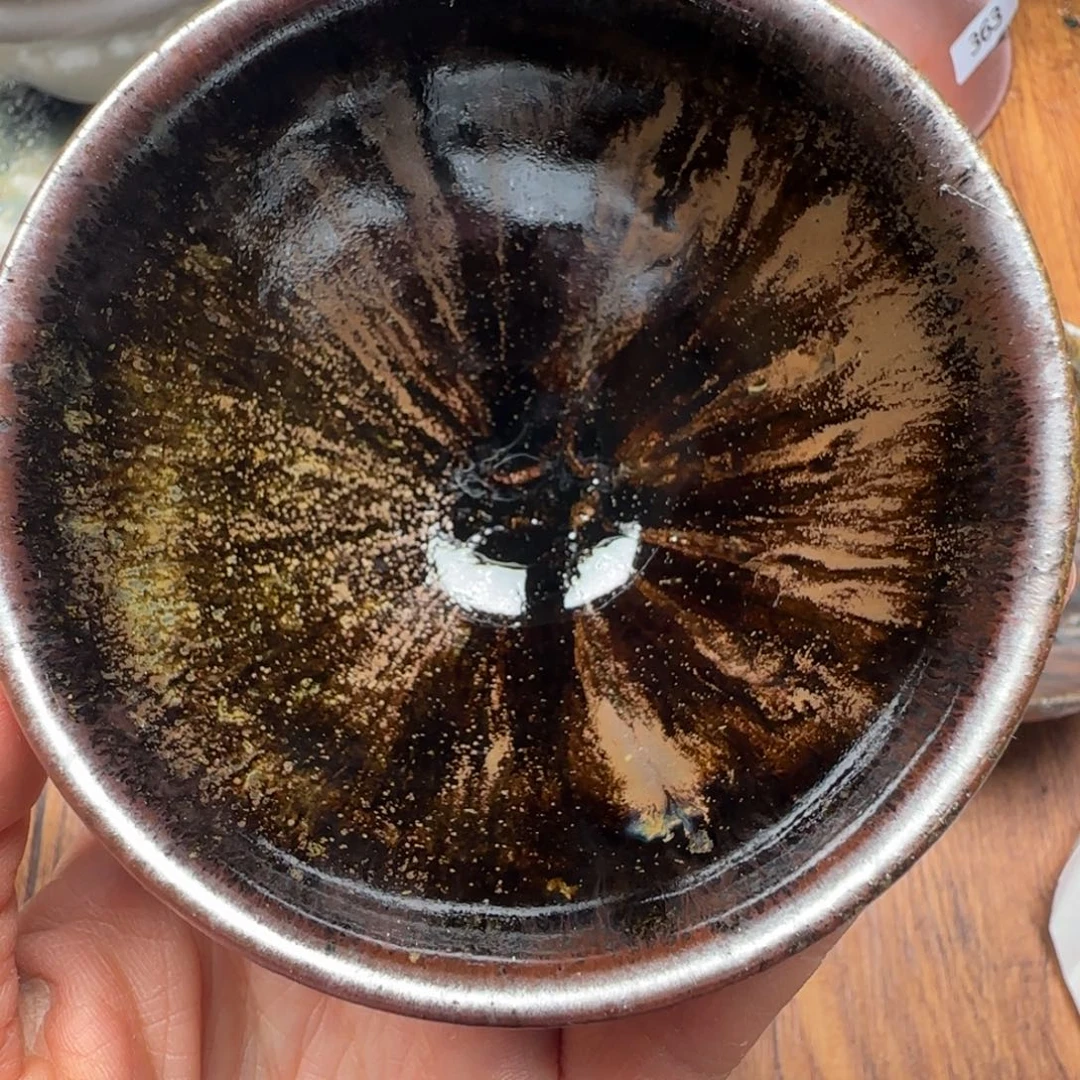 柴烧建盏茶盏茶杯174